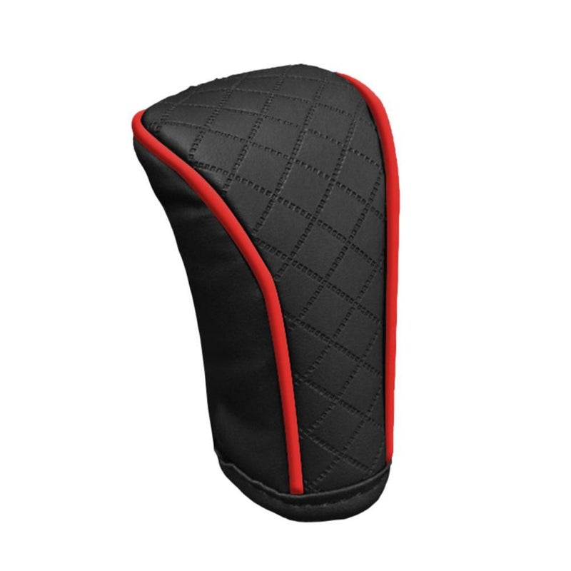 Car gear shift cover, breathable leather, cowhide gear shift cover, carbon fiber texture, universal gear shift cover, interior accessory.
